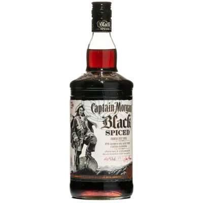 Captain Morgan Black Spiced Rum 1L