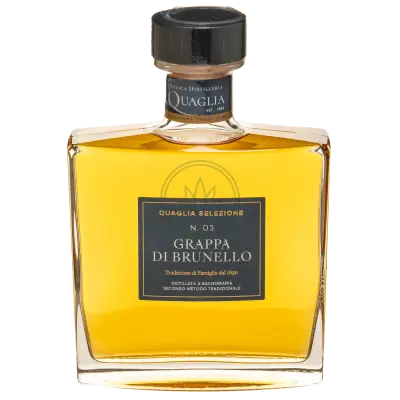 Quaglia Grappa Brunello Aged