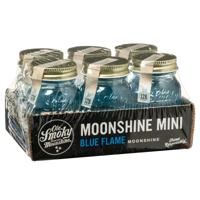 Ole Smoky Moonshine Blue Flame 8x6x5cl
