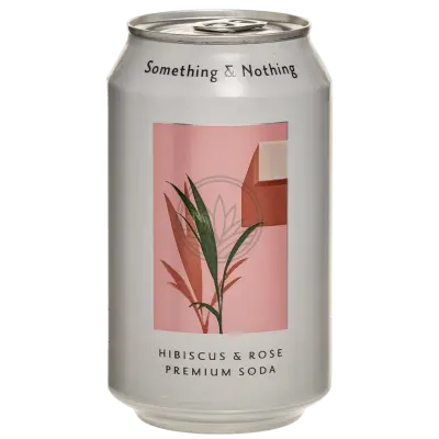 Something & Nothing Hibiscus-Rose Seltzer  